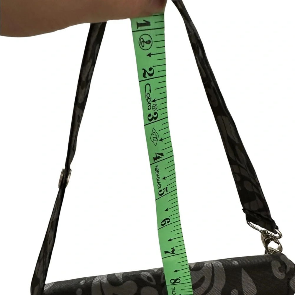 LillyBit Uptown Diaper Clutch 3 Way Bag Gray Damask NWT